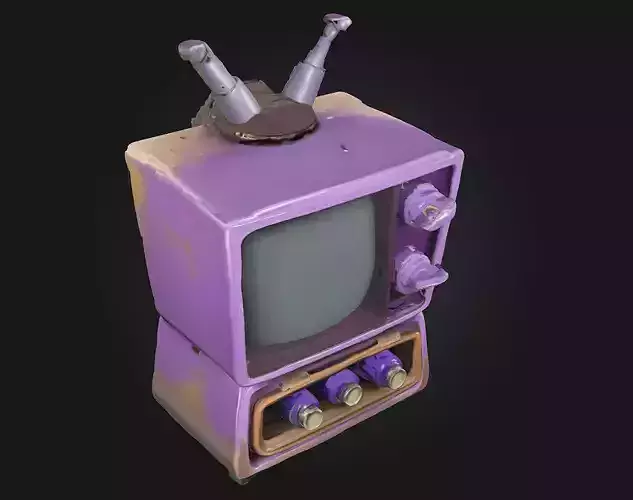 Retro Pop TV  Vintage Charm with a Playful Twist