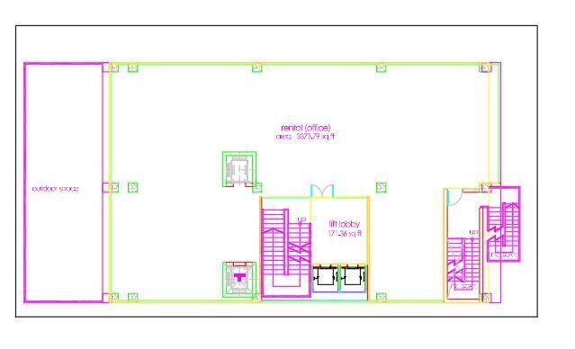 Modern high rise mixed used building 3D model_19