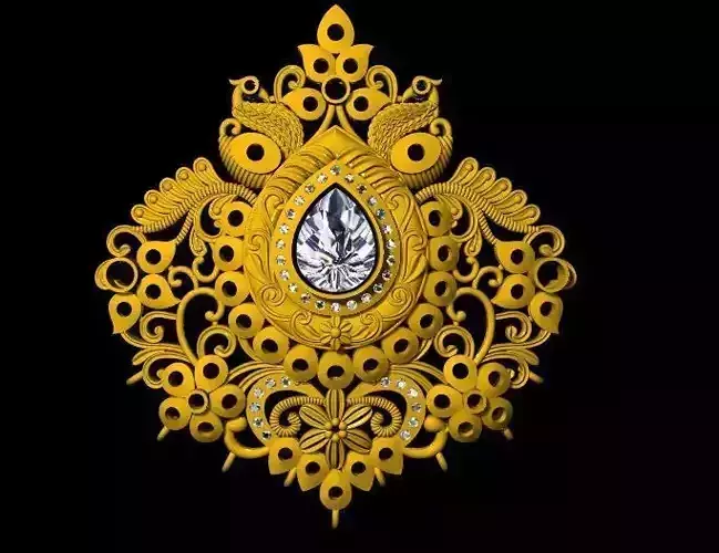 necklace pendant 3dm file