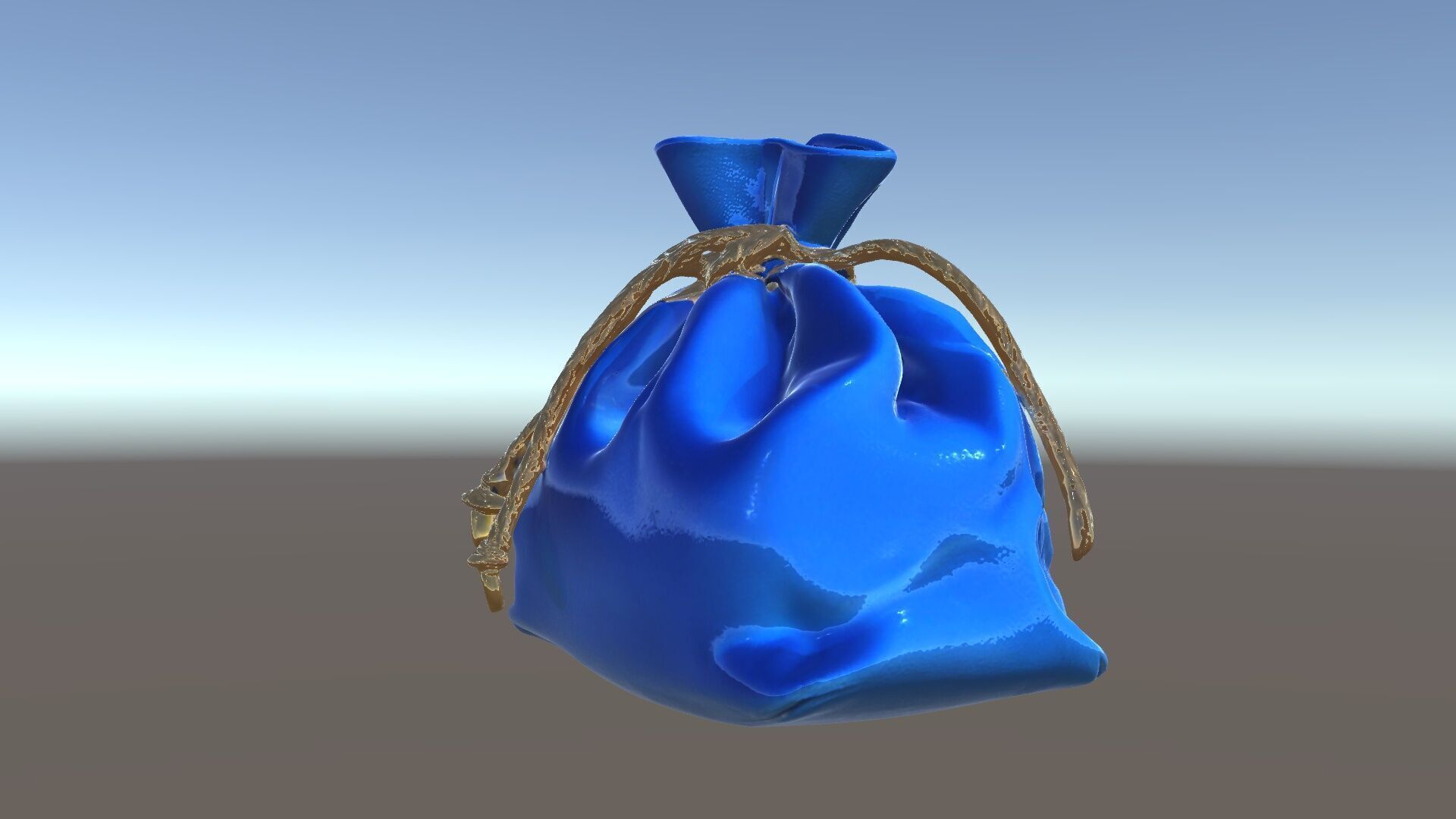 Elegant Velvet Pouch D Model Pack Low-poly 3D model_5