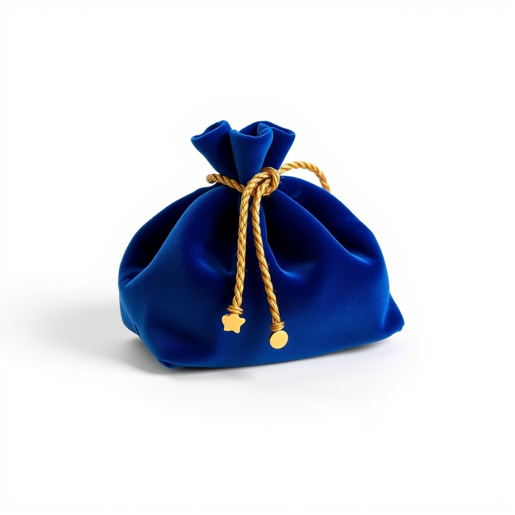 Elegant Velvet Pouch D Model Pack Low-poly 3D model_4
