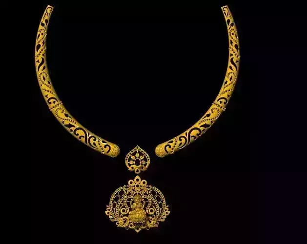 laxmi kanti necklace 3dm file