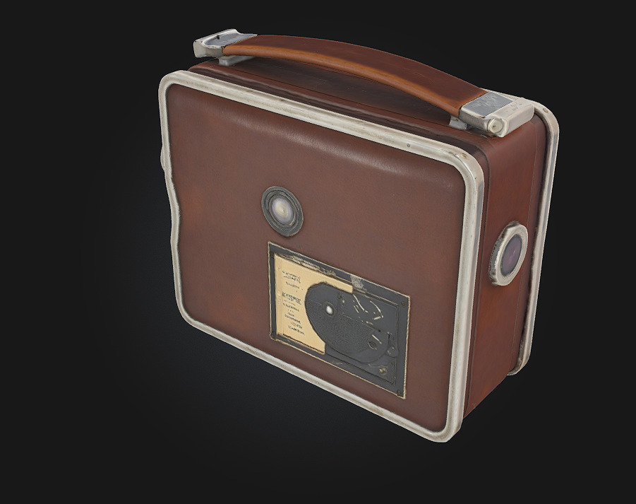 Vintage Camera  A Timeless Tribute to Classic Photography 3D model_4