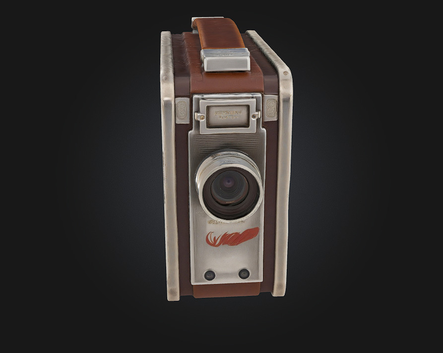 Vintage Camera  A Timeless Tribute to Classic Photography 3D model_2