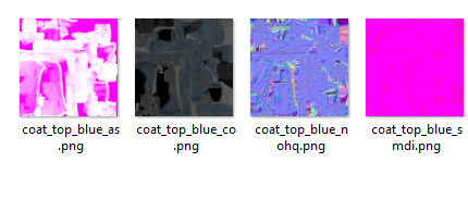 Stalker like coat for Dayz game Low-poly 3D model_9