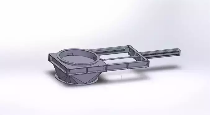 DIAMETER 1120 mm SLIDE VALVE- SLIDE GATE