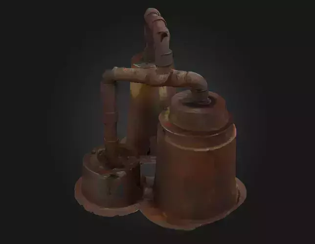 Rustic Distillers  Old-World Charm for Craft Spirits and Alchemy 3D model