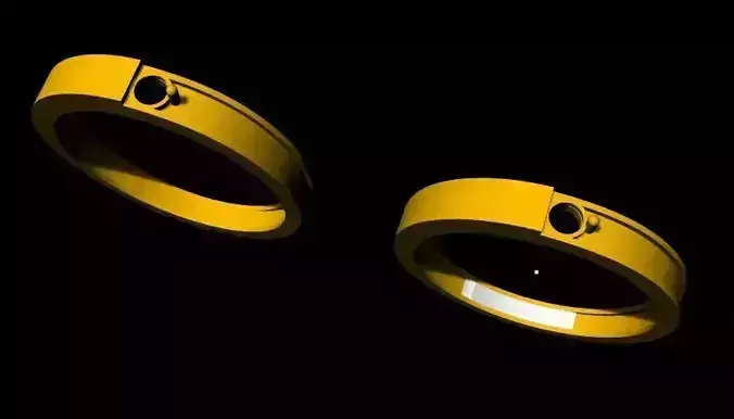 couple band ring 3dm file