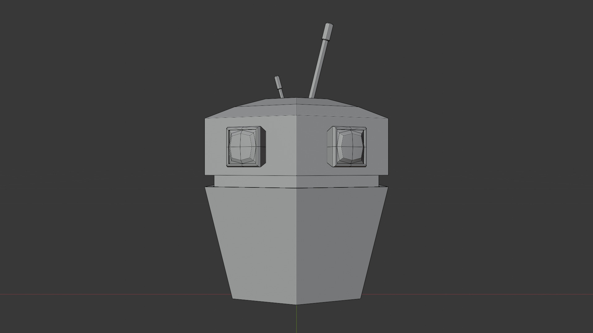 Robot Game Low Poly Low-poly 3D model_7