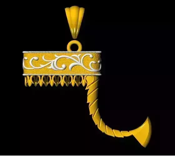 tiger nail locket 3dm file