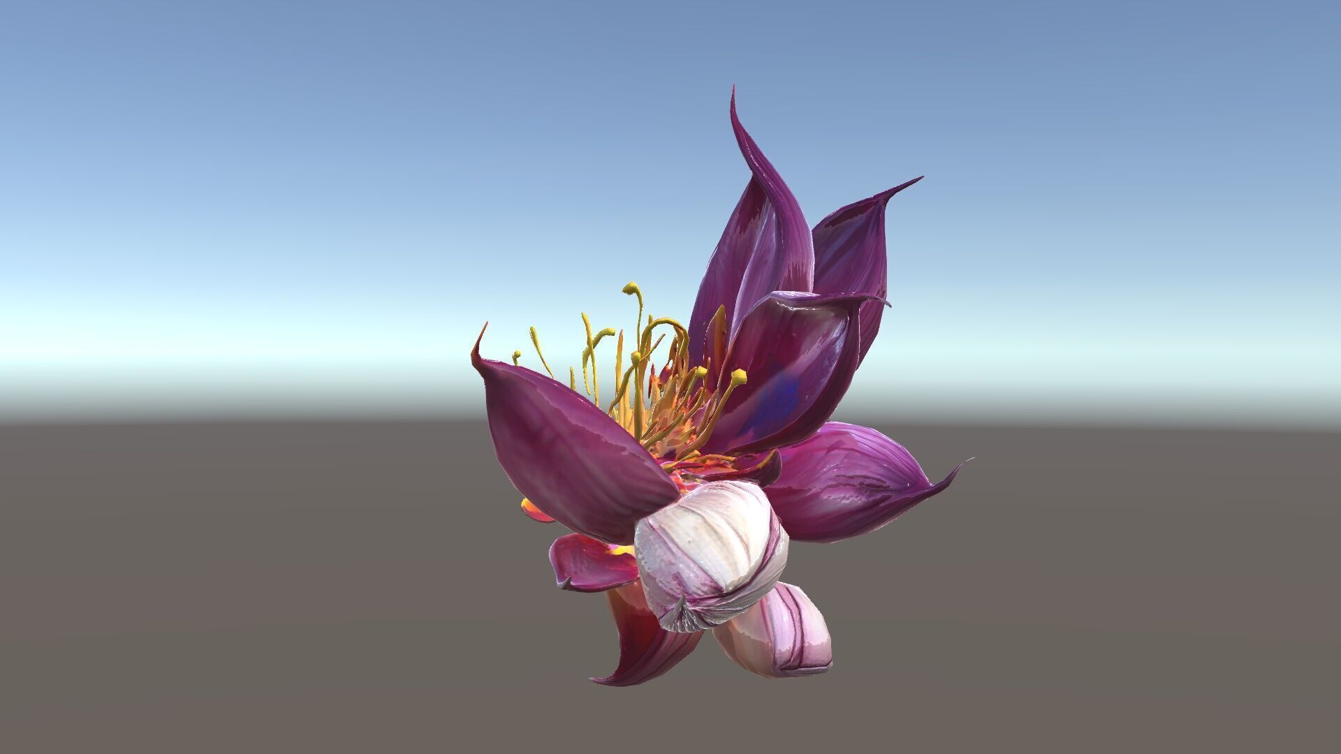 Exotic Flower Model Pack with PBR Textures Low-poly 3D model_8