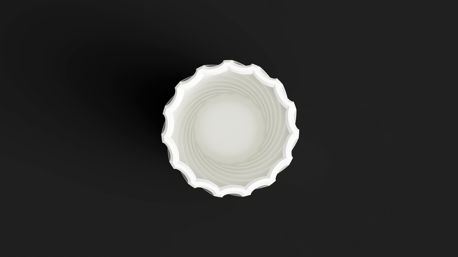 Tubus Spiral Vase 3D Model Modern Cylinder Vase STL File 3D print model_4