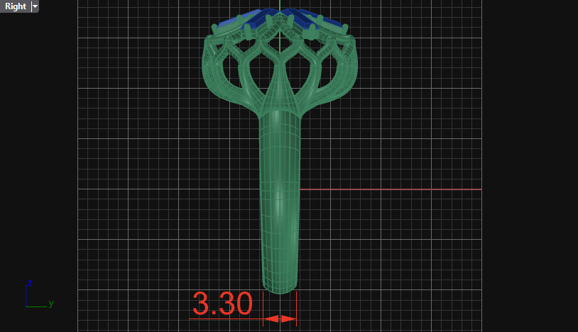 Cluster ring 3D print model_13