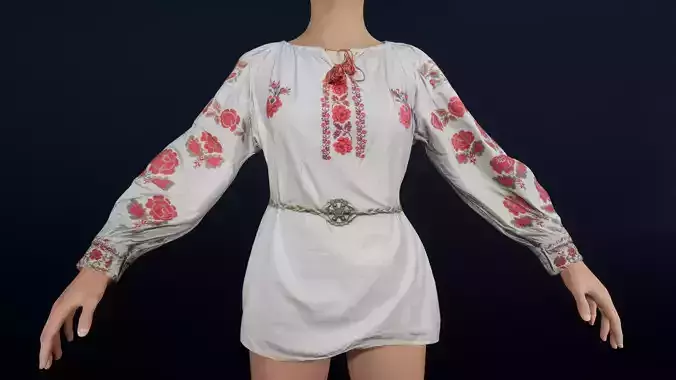 Ukrainian National Shirt Clothes