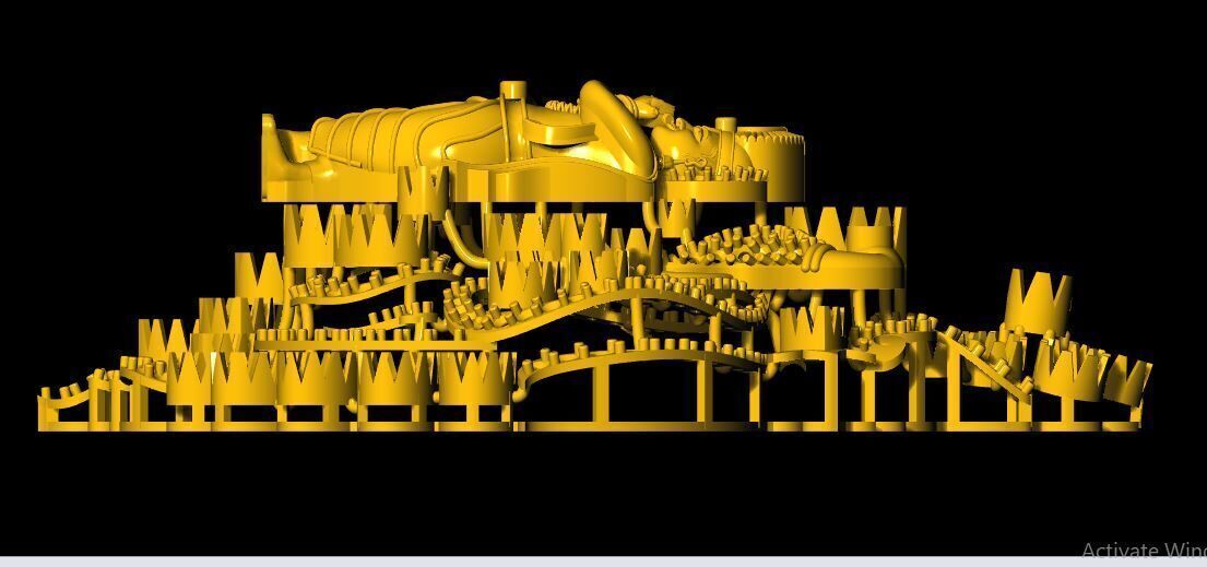 krishna necklace pendant 3dm file 3D print model_1