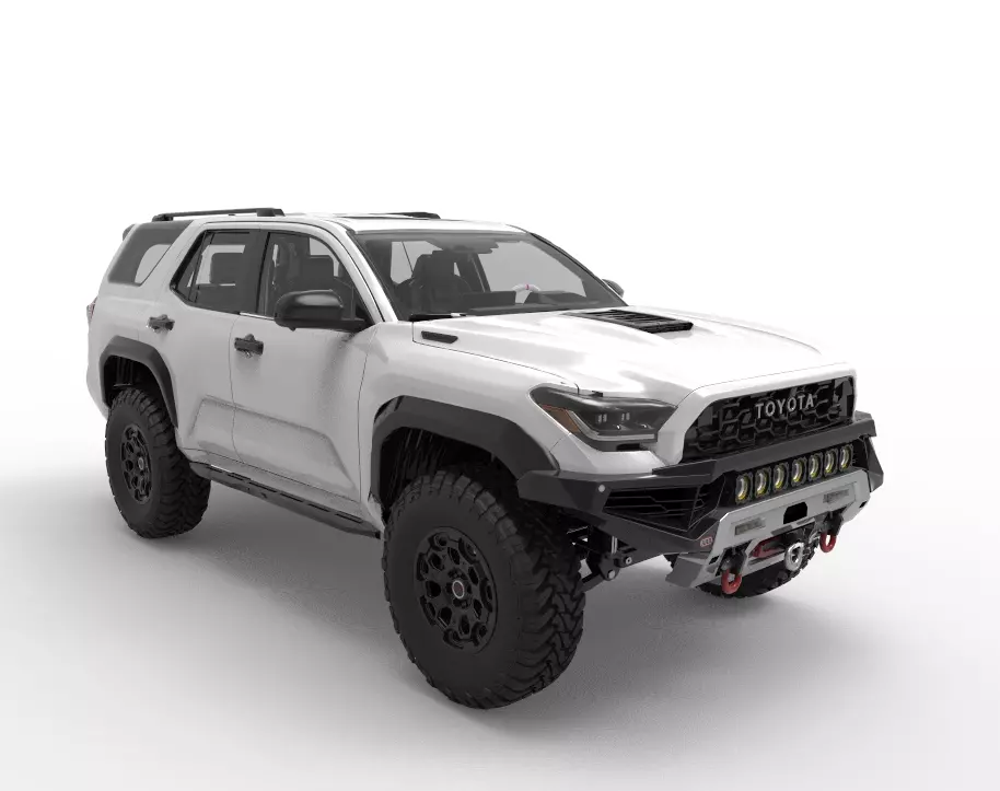 Toyota 4runner 6ta gen con bumper ARB 3D model
