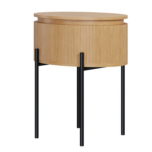 Analis Bedside Table by Sklum 3D model