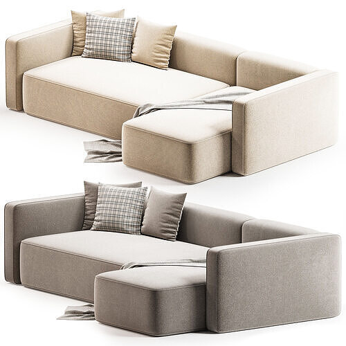 Shangai Sofa by Poliform 3D model