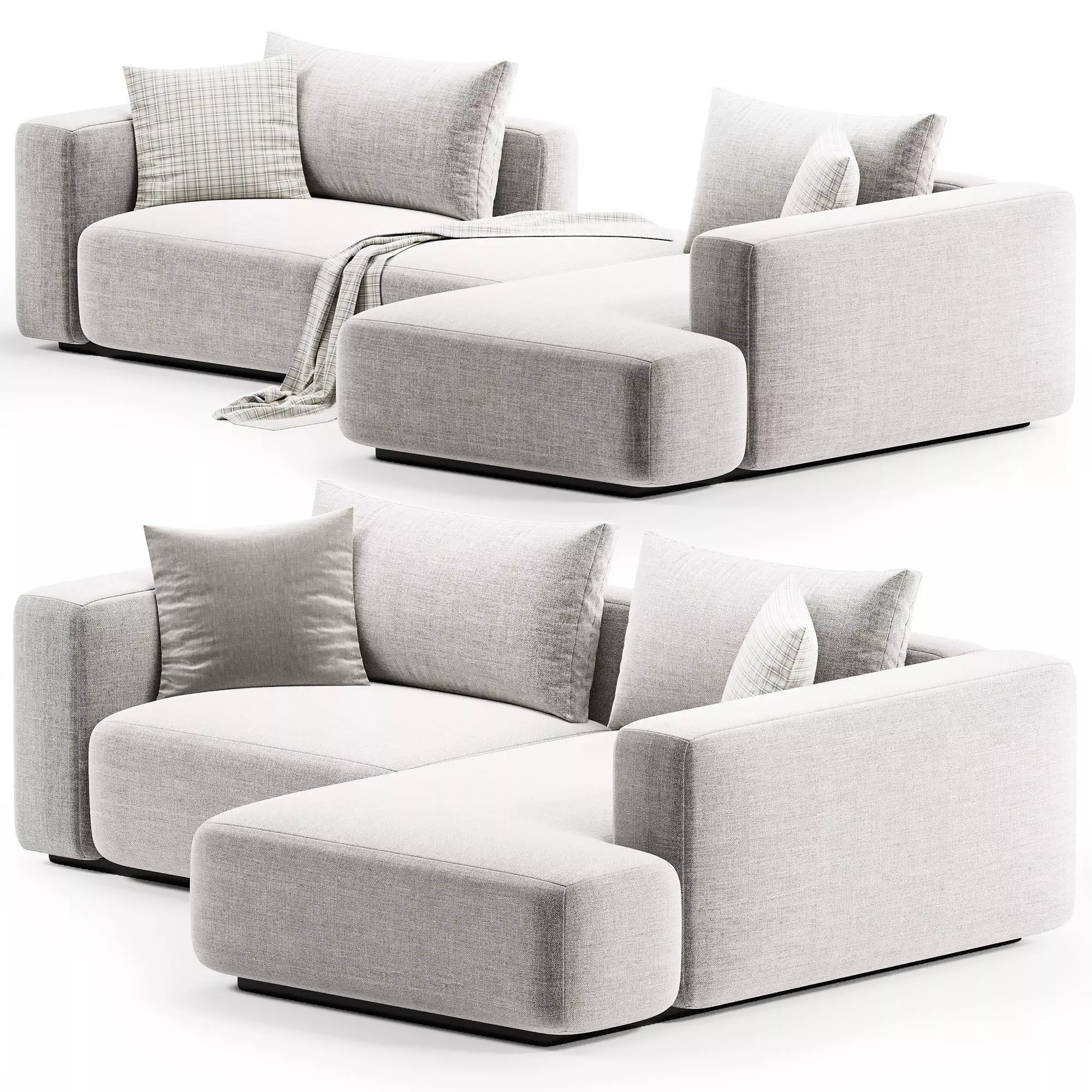 Sofa BO DESIGN BY R D Sur and Plus 3D model_0