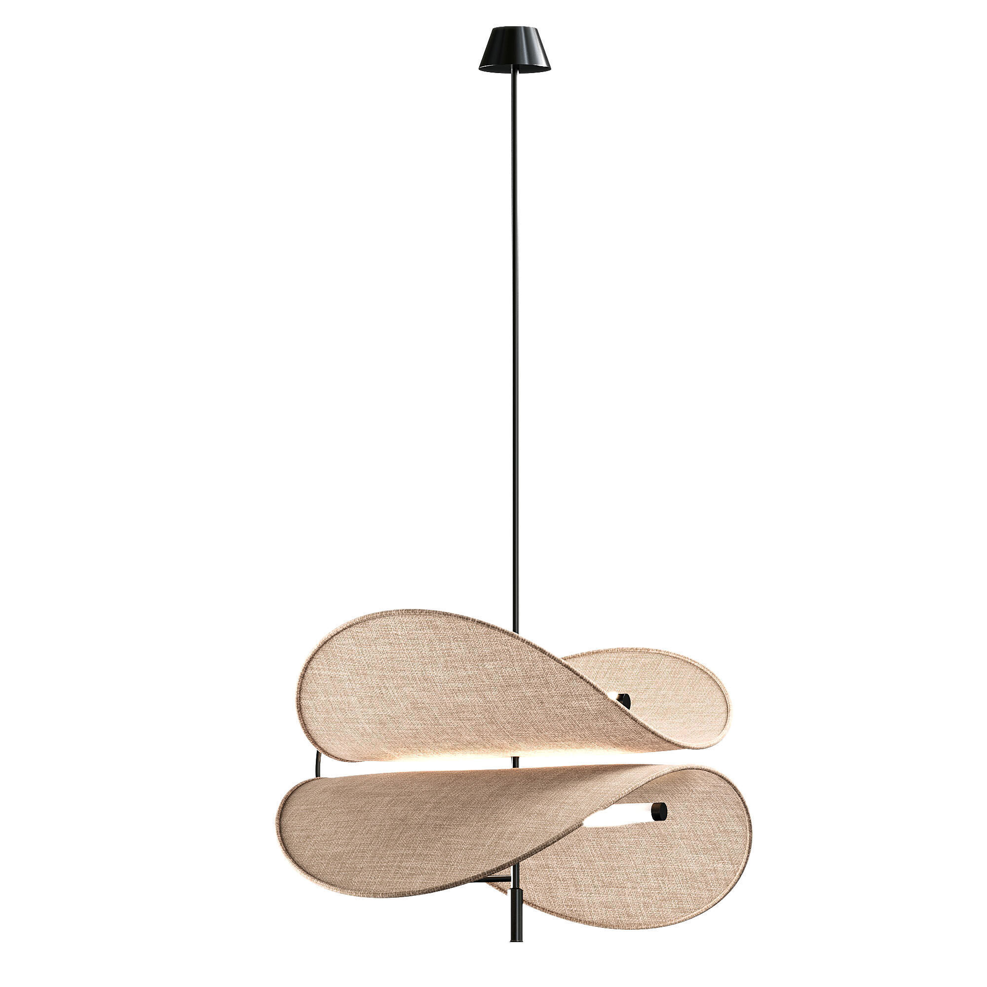 Bonnie Pendant Light 3D model_1