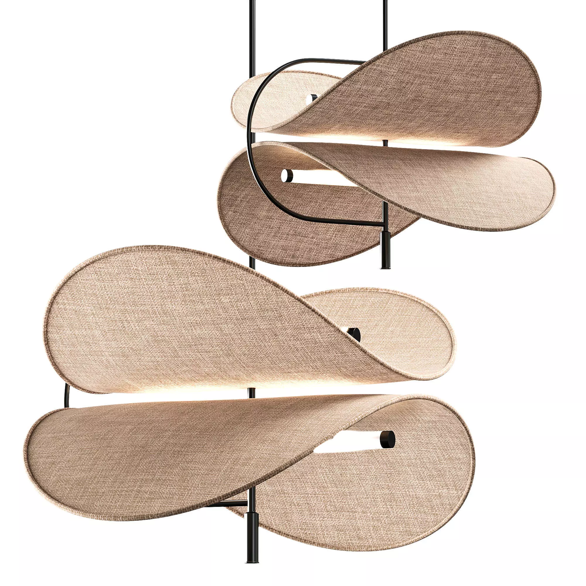 Bonnie Pendant Light 3D model_0