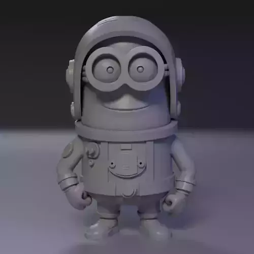 Minion Astronaut 3D print model
