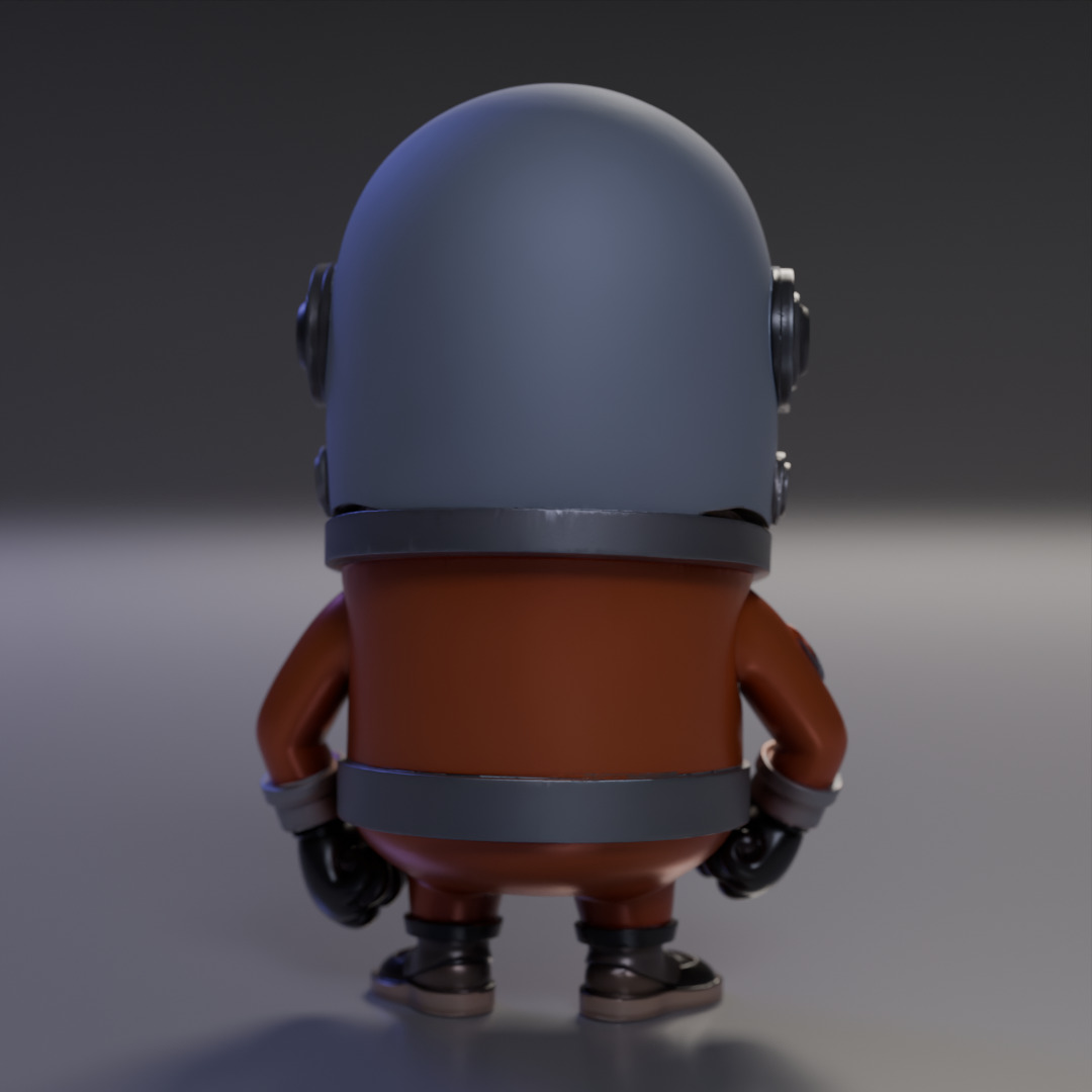 Minion Astronaut 3D print model_13
