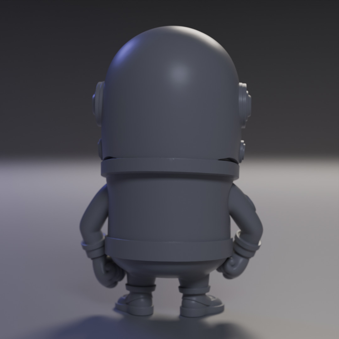 Minion Astronaut 3D print model_6