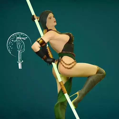 Jade Mortal Kombat Ready For 3D Printing
