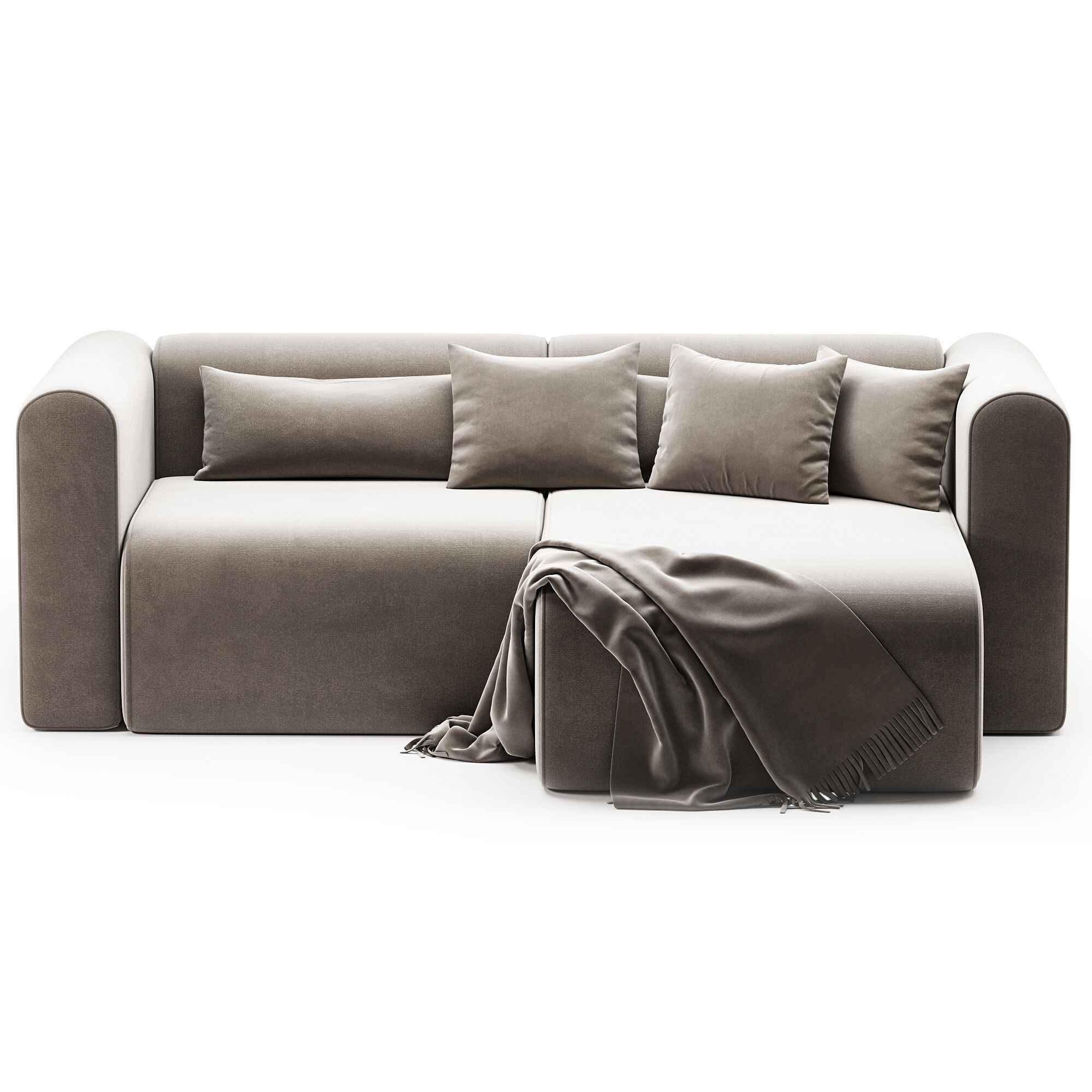 Bangalow Modular Sofa 3D model_3