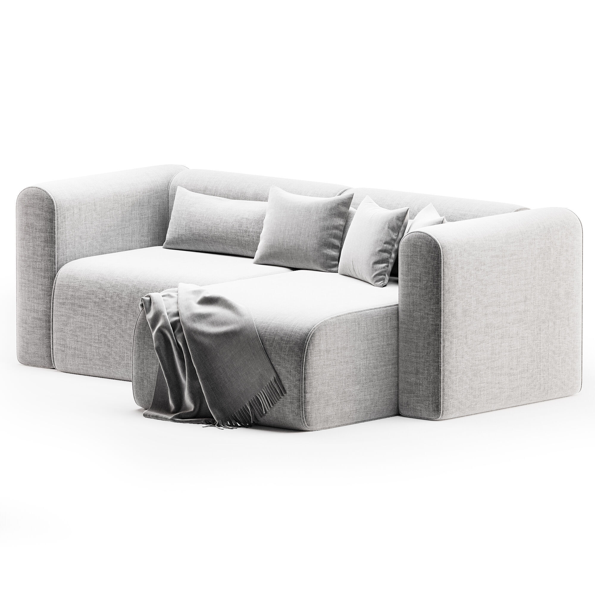 Bangalow Modular Sofa 3D model_2