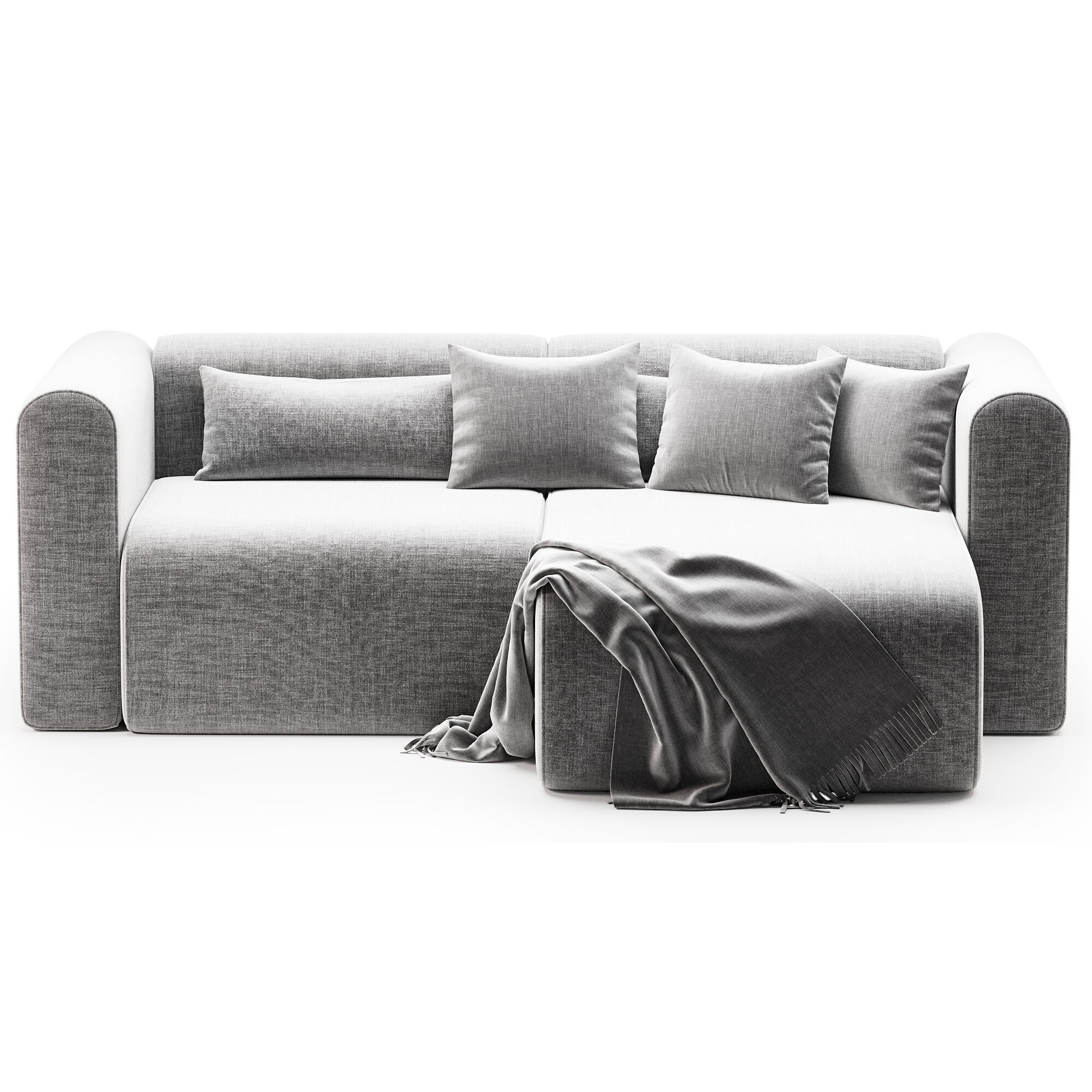 Bangalow Modular Sofa 3D model_1