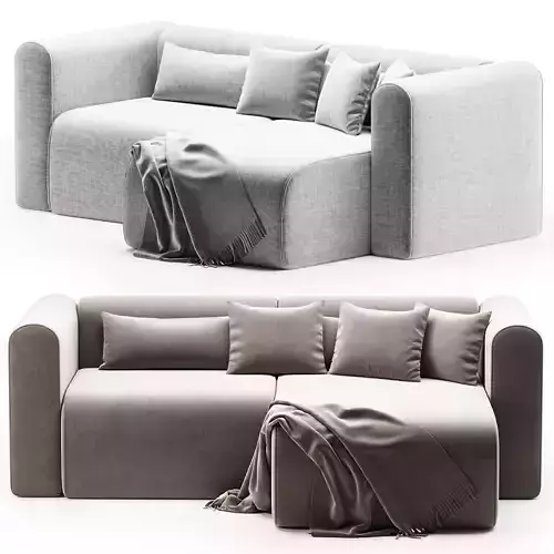 Bangalow Modular Sofa 3D model