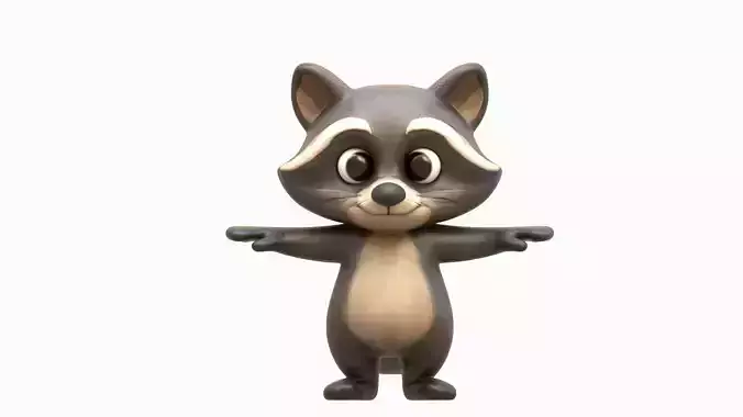 Cartoon Raccoon