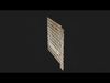Scan Architectural decorative relief facade wall tiles Low-poly 3D model_1