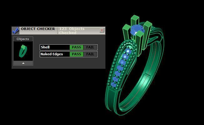 Solitaire Ring For Women 3D print model_21