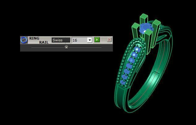 Solitaire Ring For Women 3D print model_18