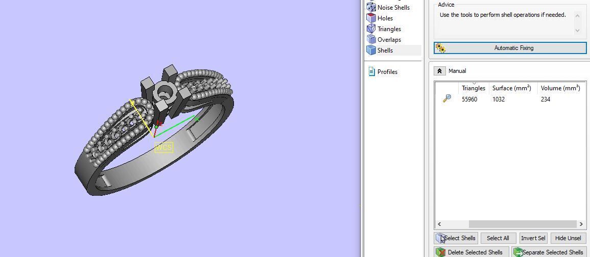 Solitaire Ring For Women 3D print model_23