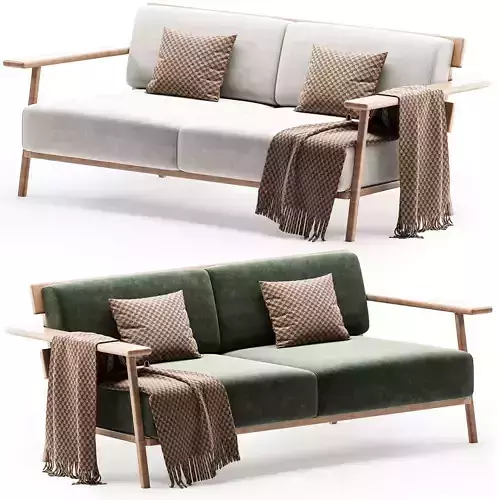 PARALEL 2 Seater Garden Sofa By POINT