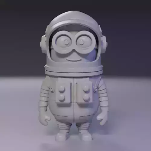 Minion Astronaut 3D print model