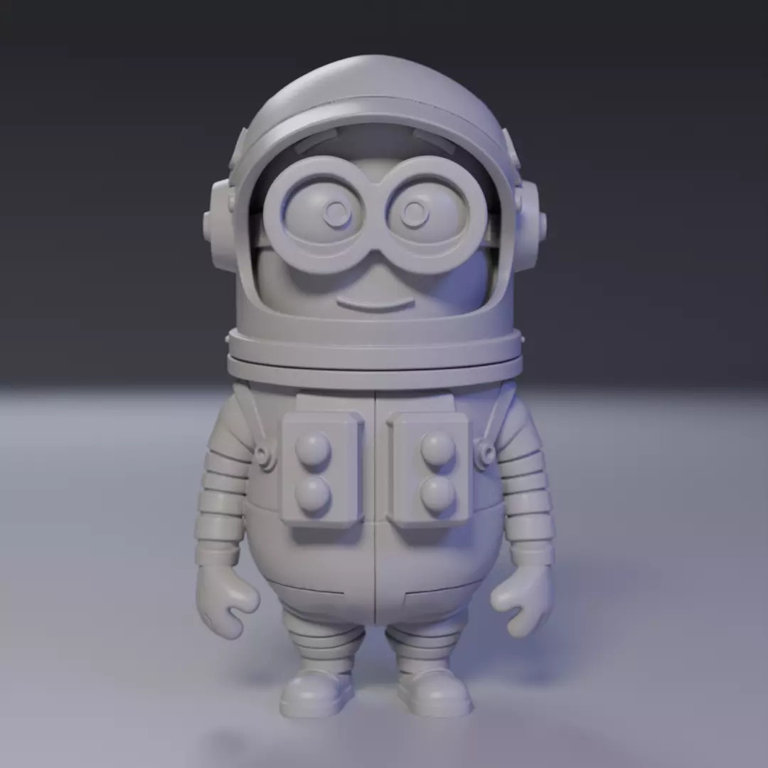 Minion Astronaut 3D print model_0