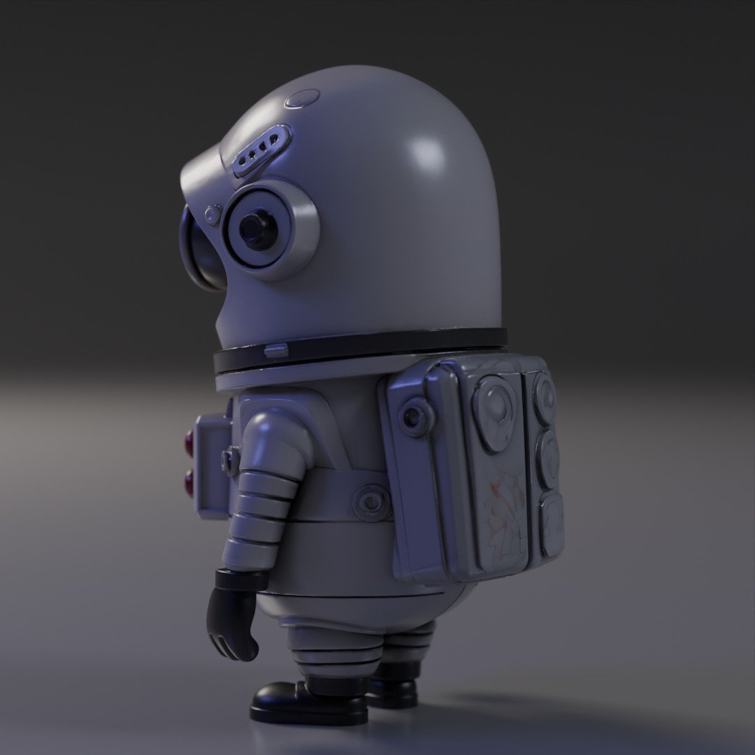 Minion Astronaut 3D print model_10
