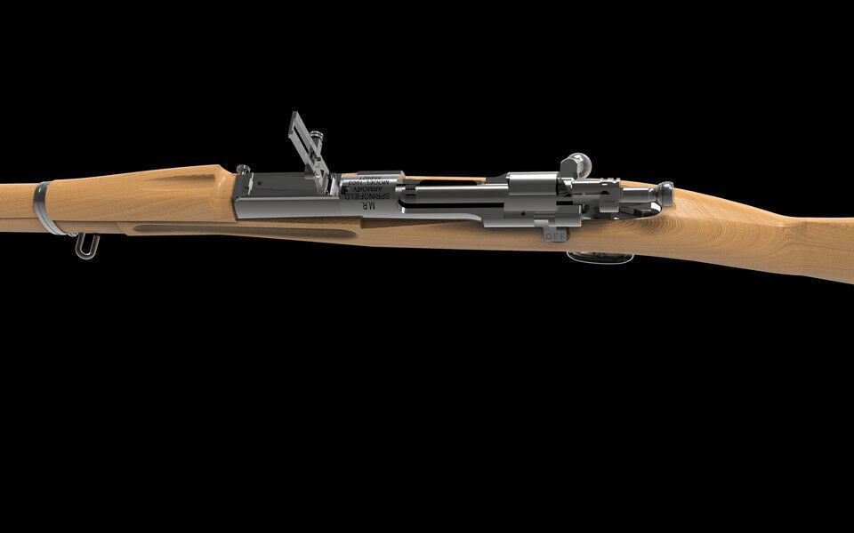 1903 springfied Low-poly 3D model_2