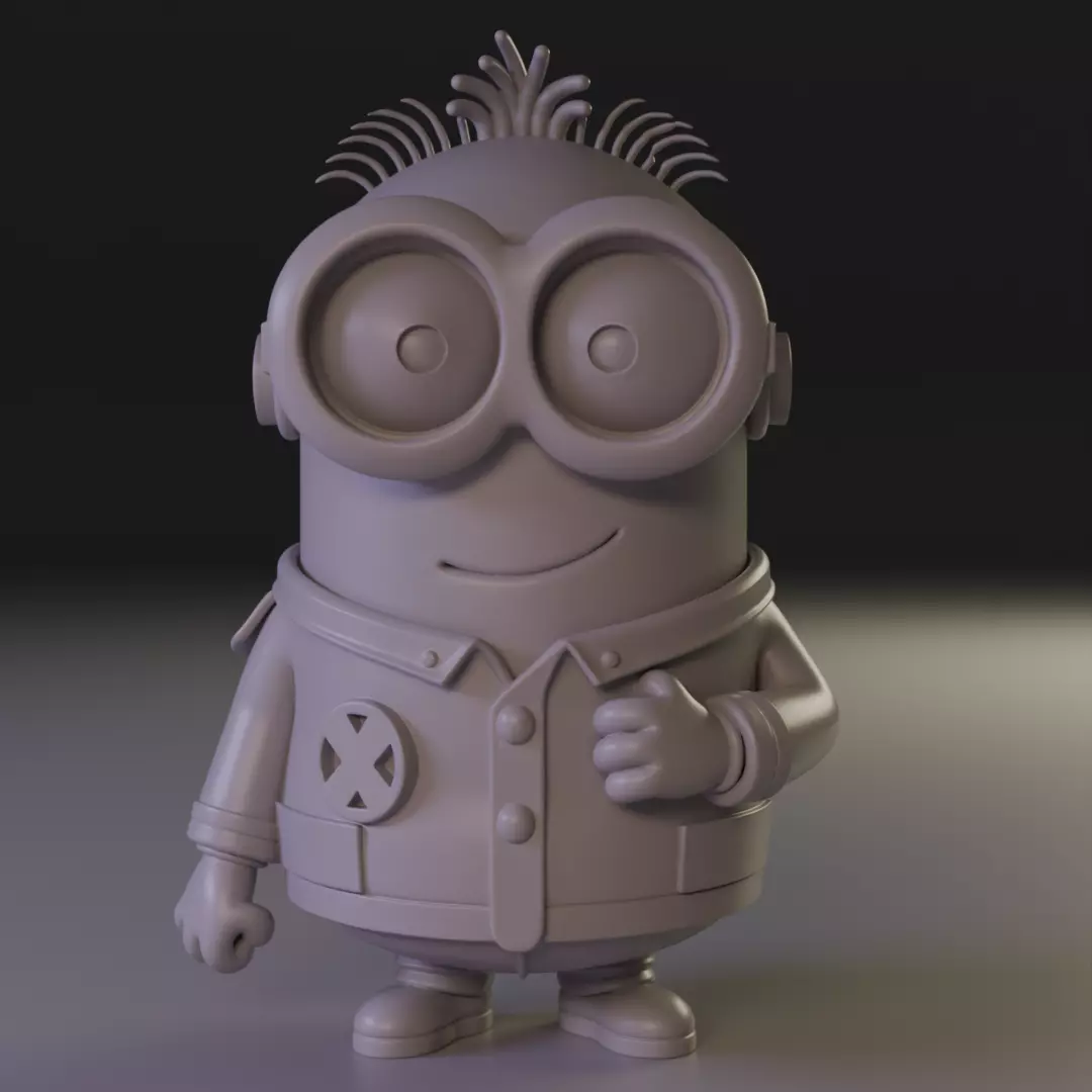 minion scientist 3D print model_0