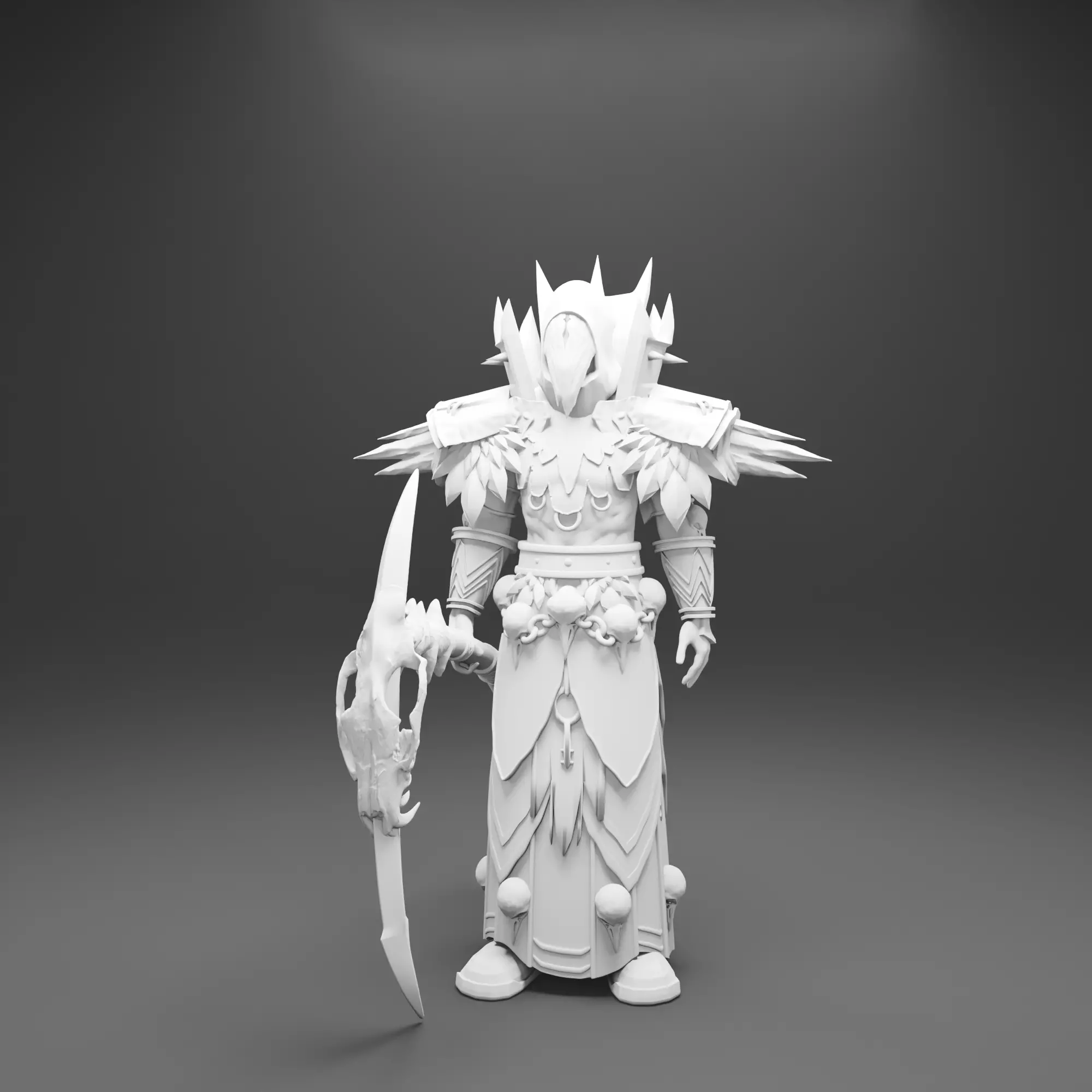 World of Warcraft Necromancer 3D print model