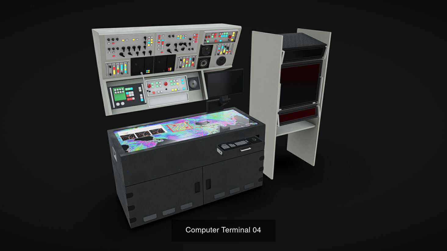 Computer Terminals 3D Model Collection_4
