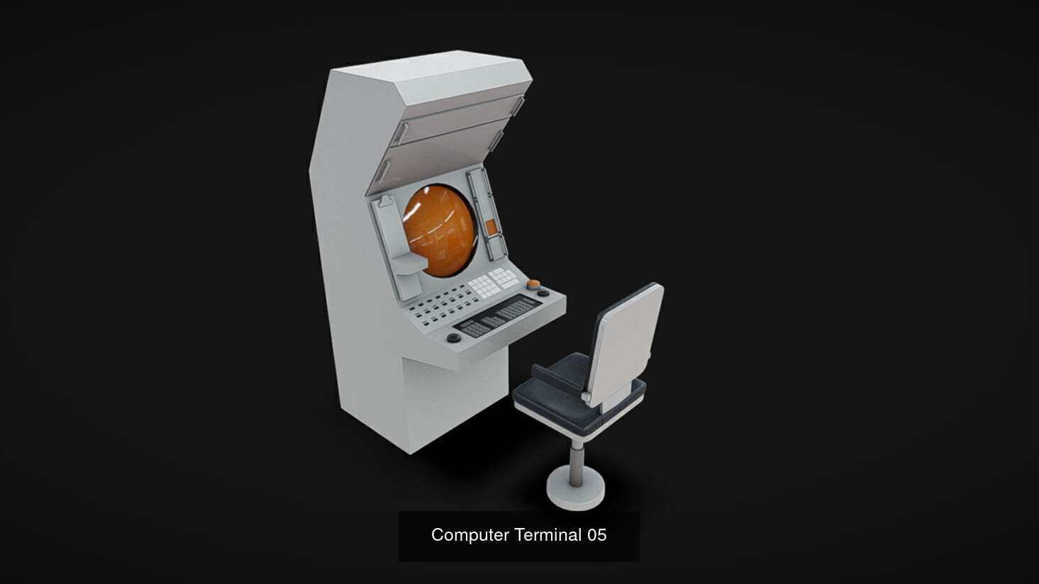 Computer Terminals 3D Model Collection_5