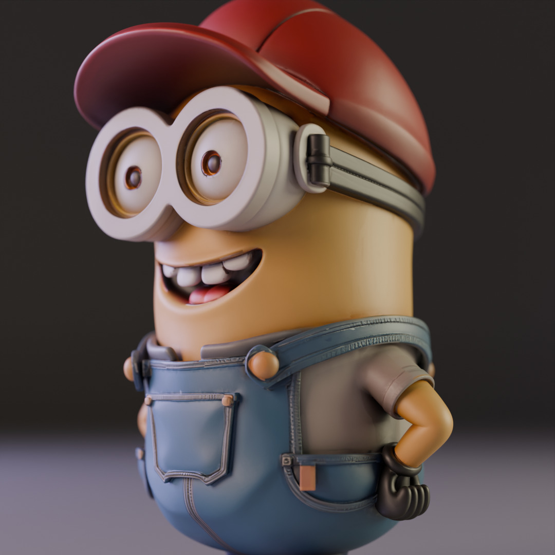 Minion plumber 3D print model_11