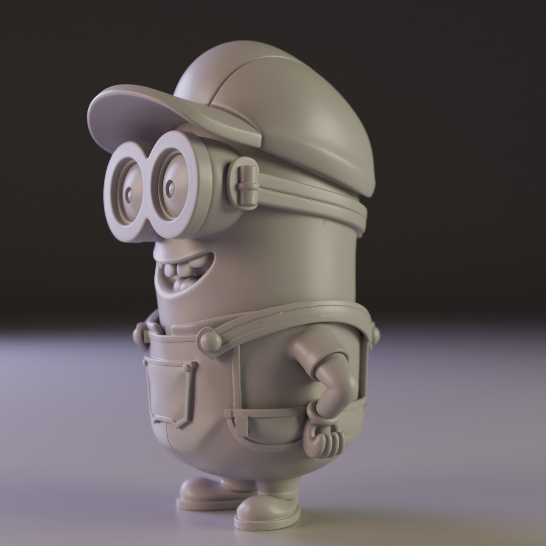 Minion plumber 3D print model_1