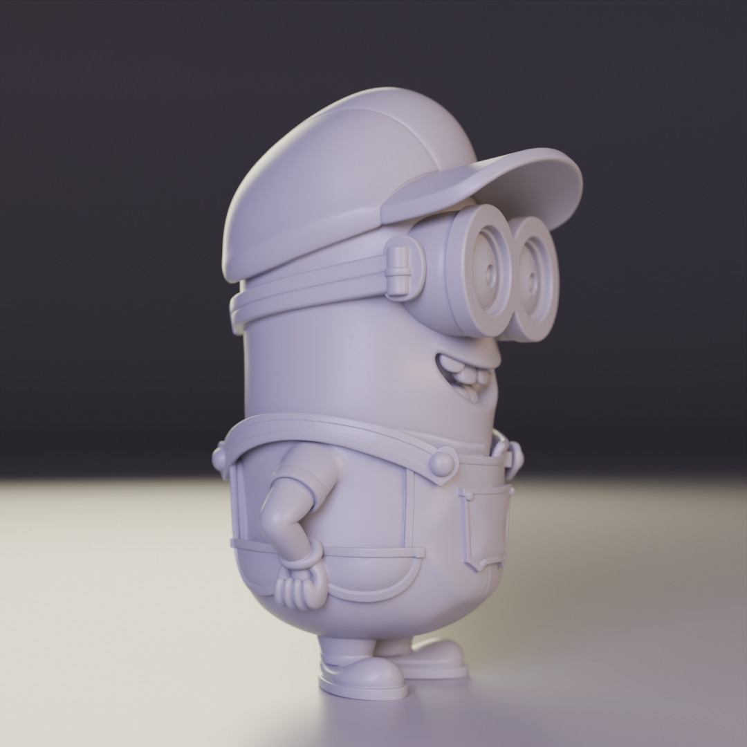 Minion plumber 3D print model_2